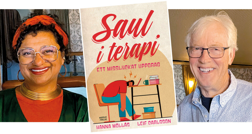 Terapeuten Hanna Möllås och teologen Leif Carlsson har tillsammans skrivit boken Saul i terapi.
