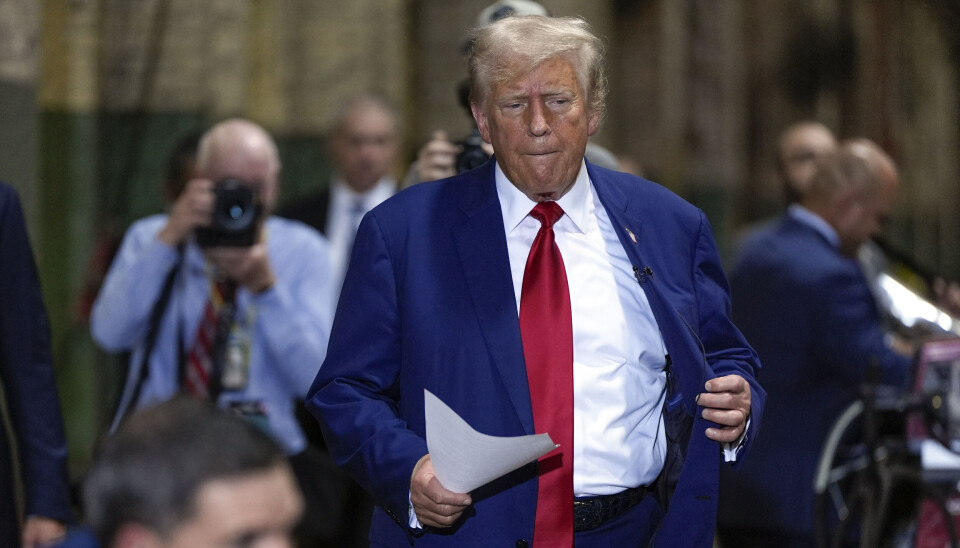 Det har varit en tuff vecka för Trump som överallt mötts av jublande demokrater på tv och i tidningar – dessutom leder Harris i flera opinionsmätningar.