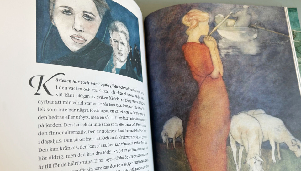Birgitta Yavari-Ilan kallar dem kärleksverk – varje målning, varje text. Allt skapat ur hjärtat, för att ge vidare den kärlek hon själv har tagit emot.